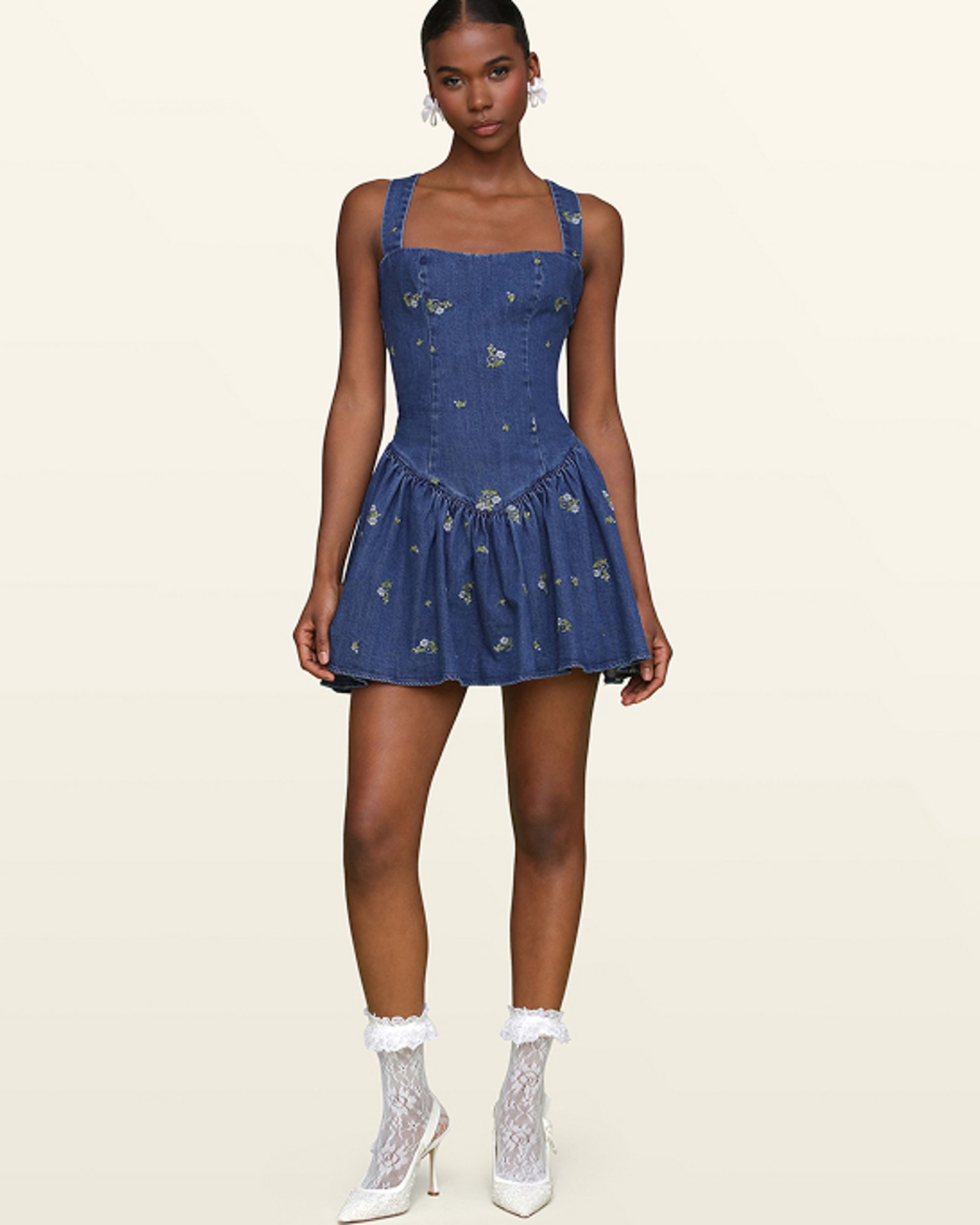 Denim skirts & dresses