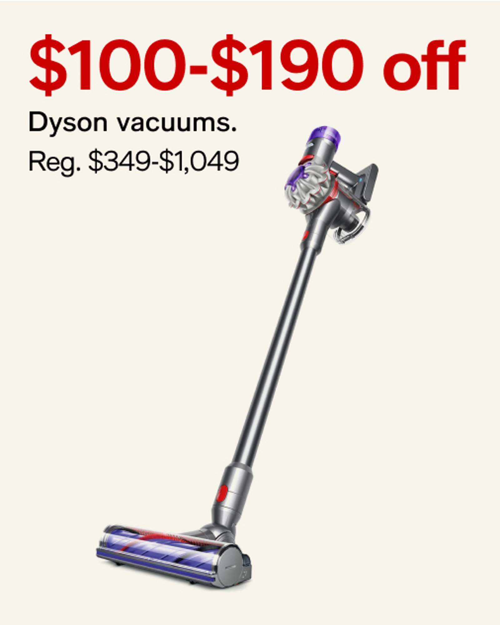 Dyson vacuums