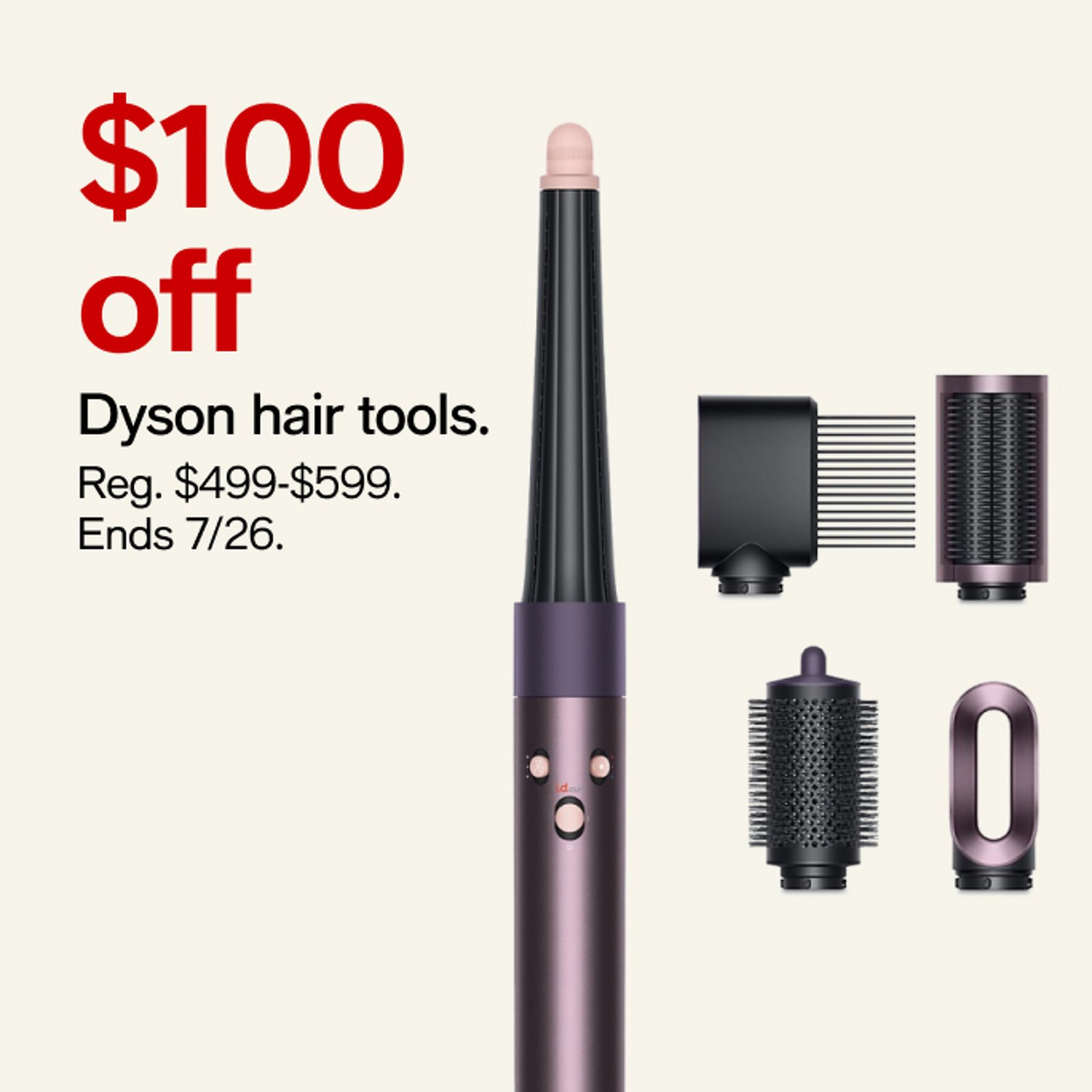$100 off Dyson