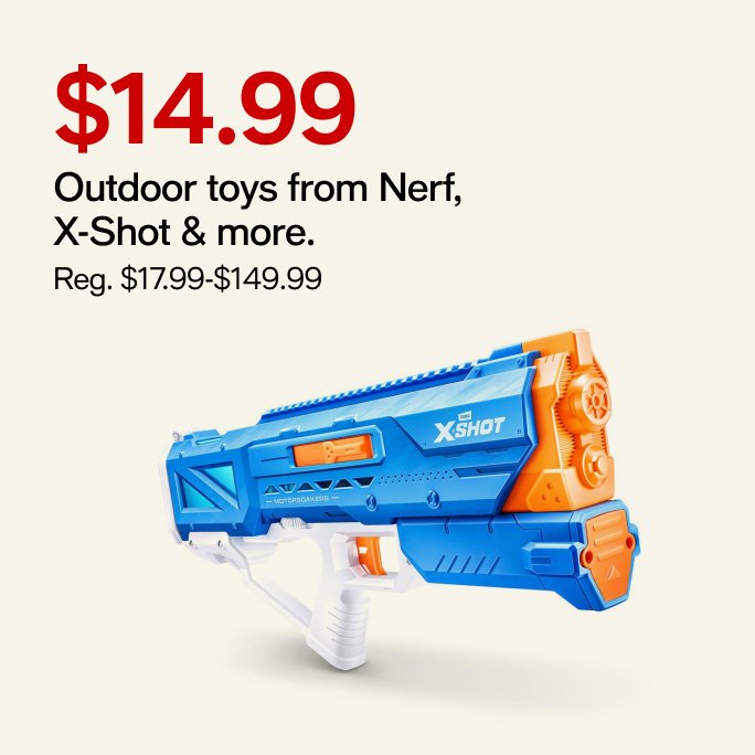 Outdoor toys from nert