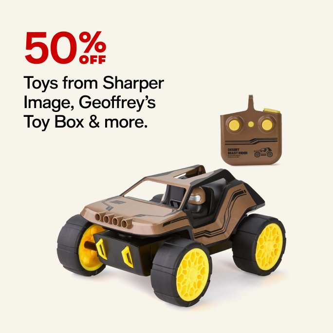 Toys from sharper image
