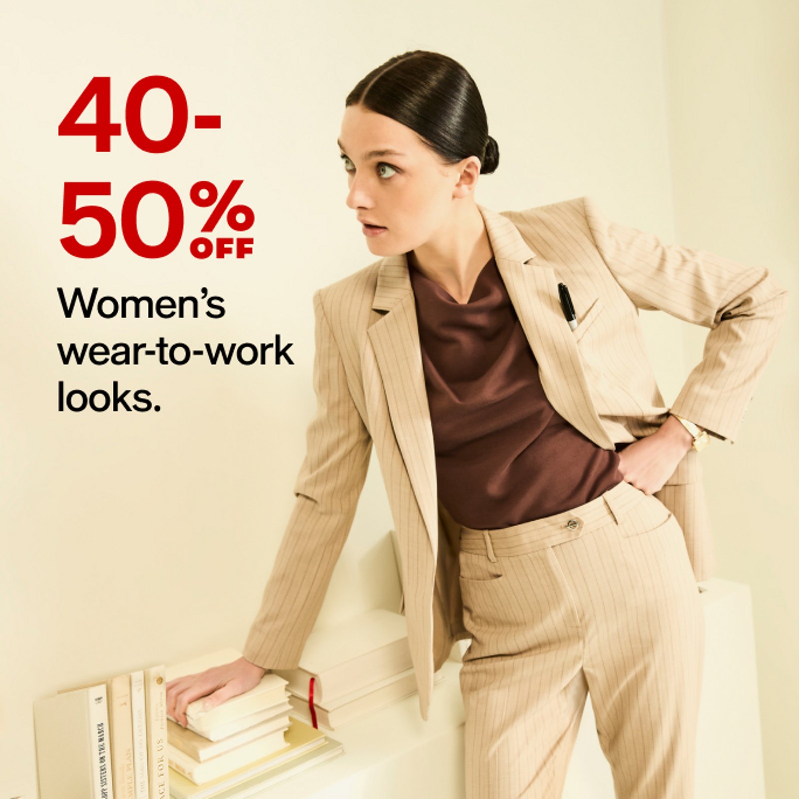 40-50% off Women's Wear To Work Looks