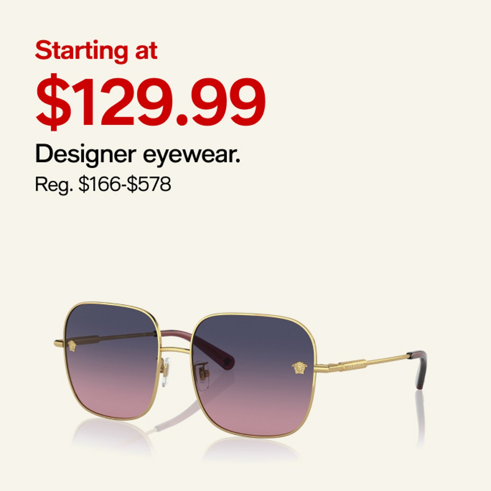 $129.99 Designer eyewar Sunglasses