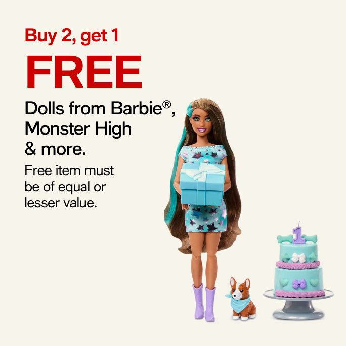 dolls from barbie