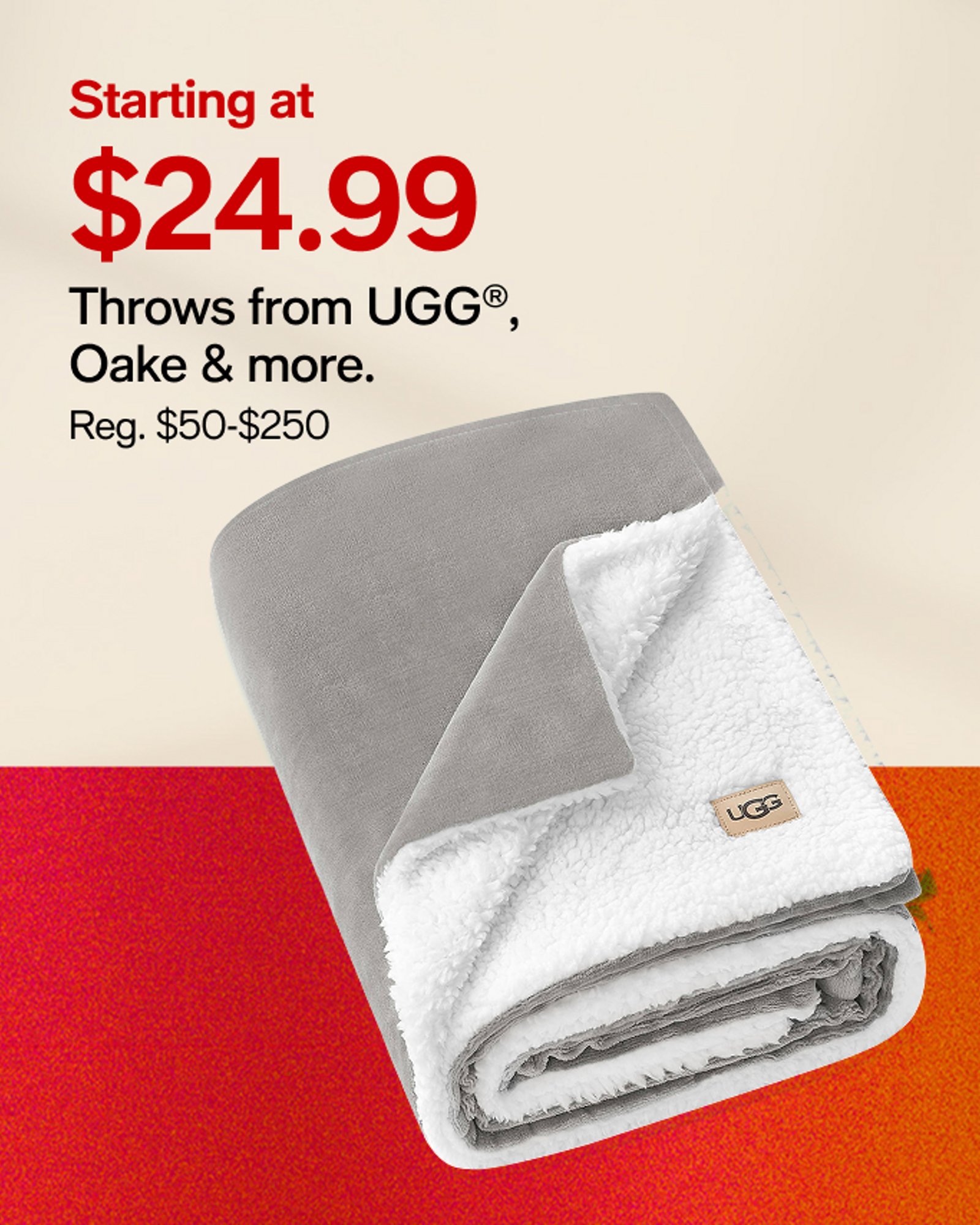 Starting 24.99 Throws from UGG