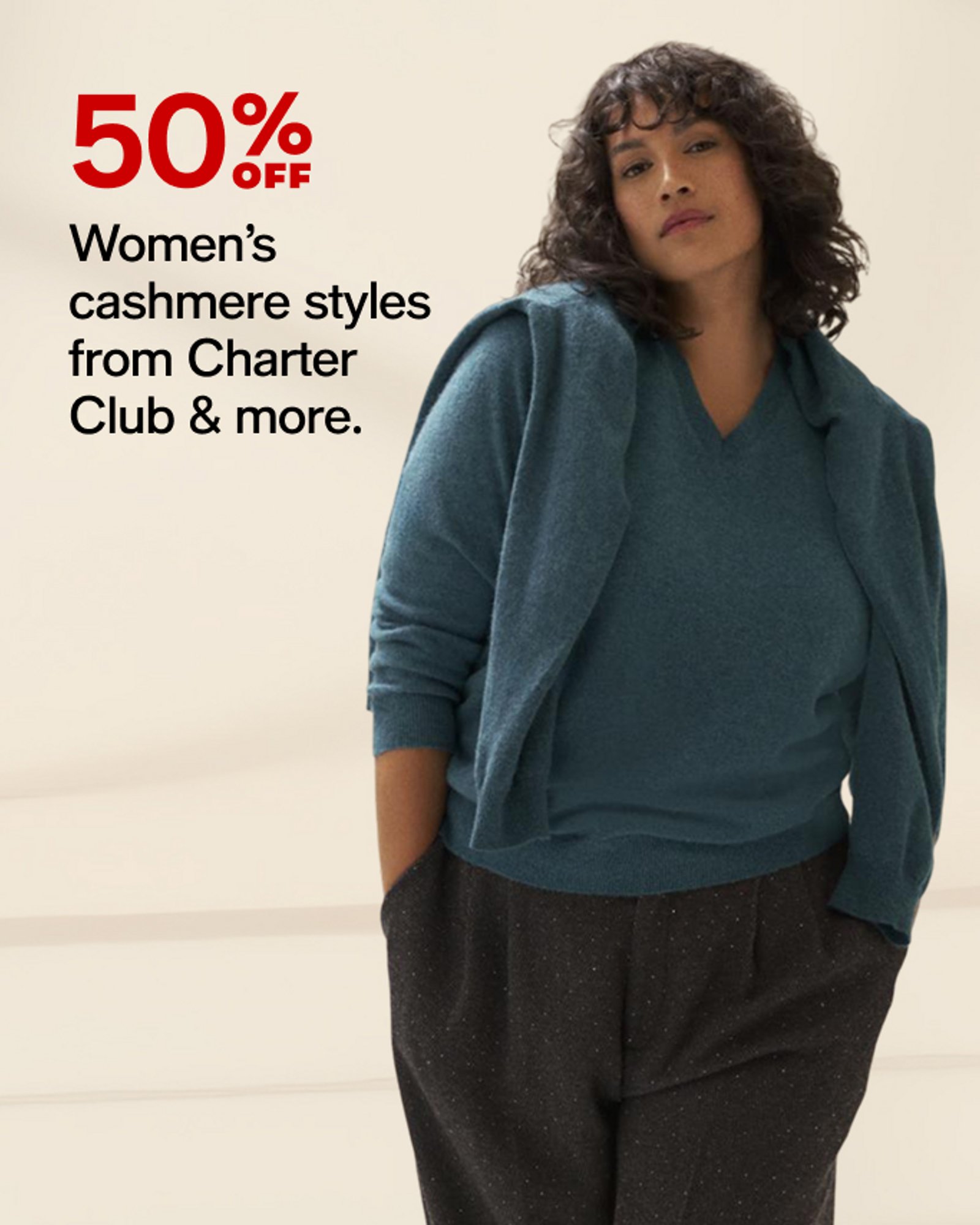 50% off Womens Cashmere Styles