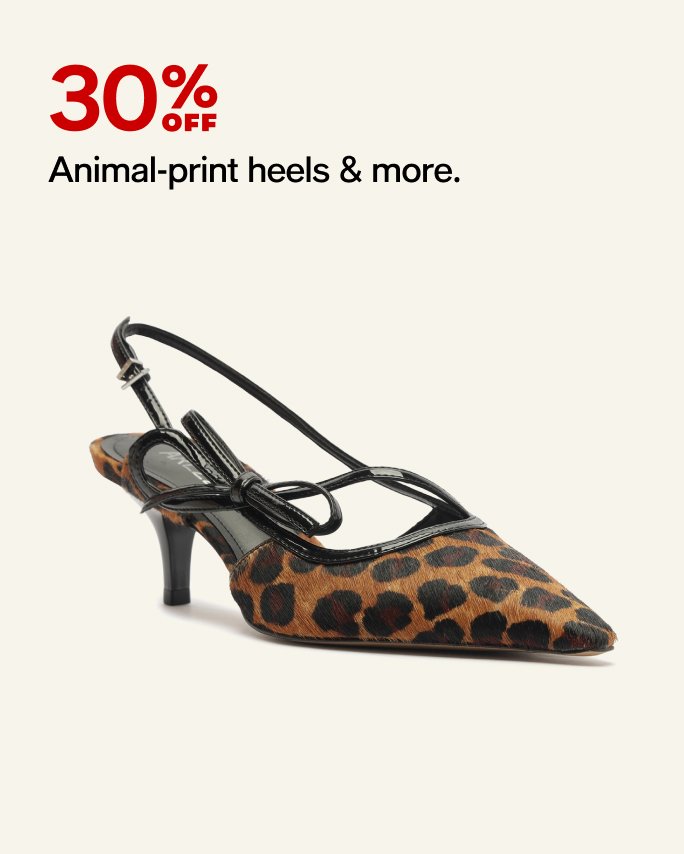 30 off Animal Print