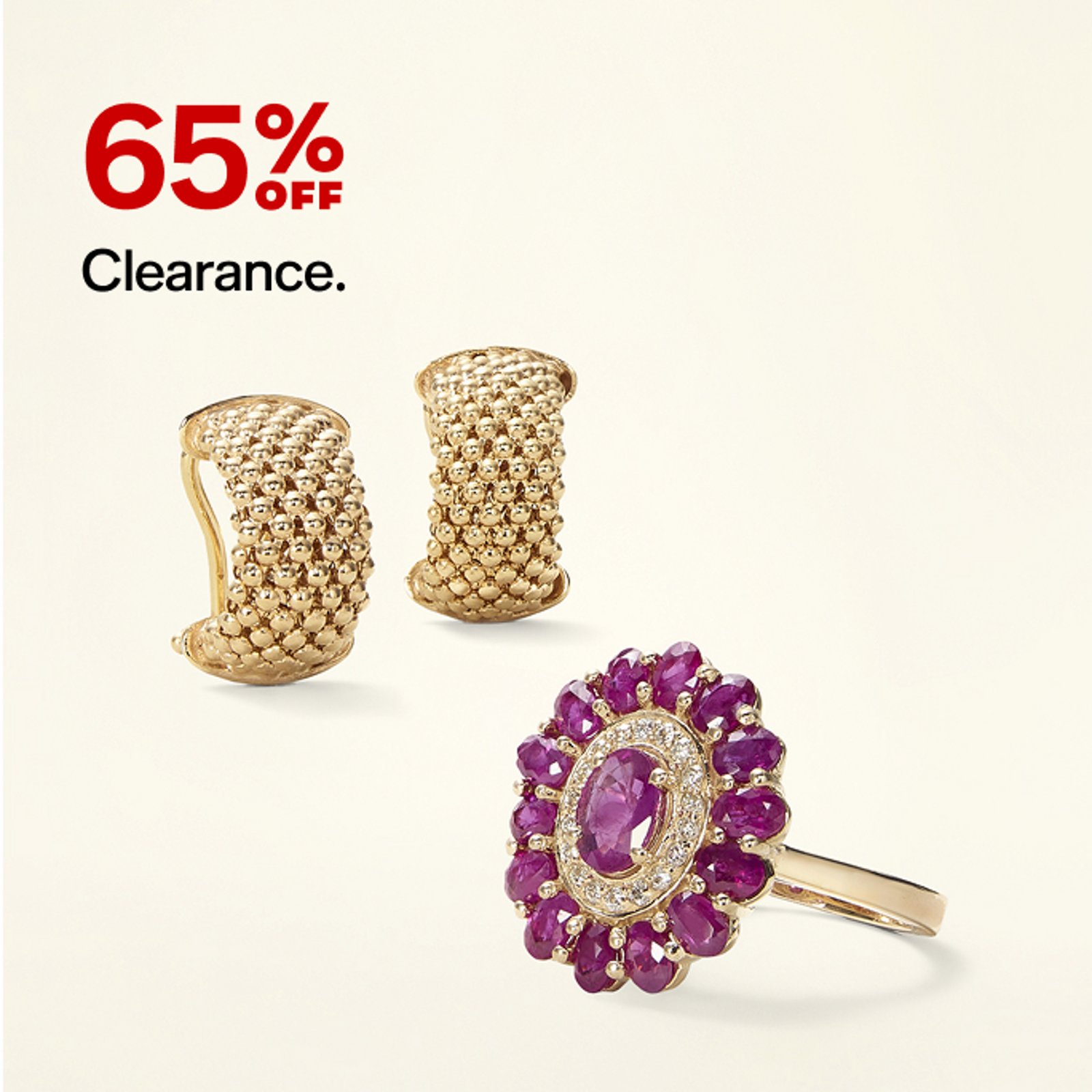 65% off Jewlery clearance