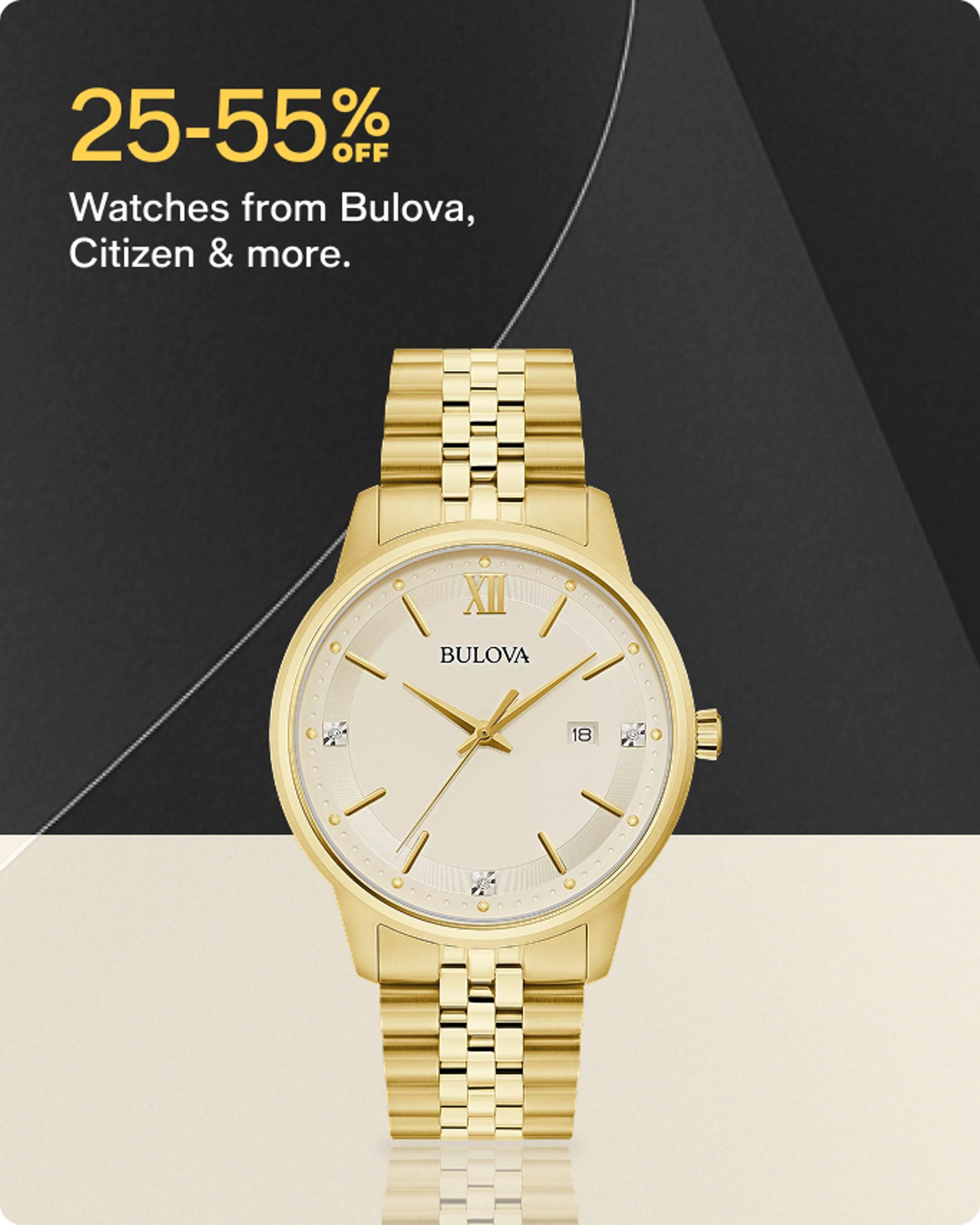 25-55% off Watches