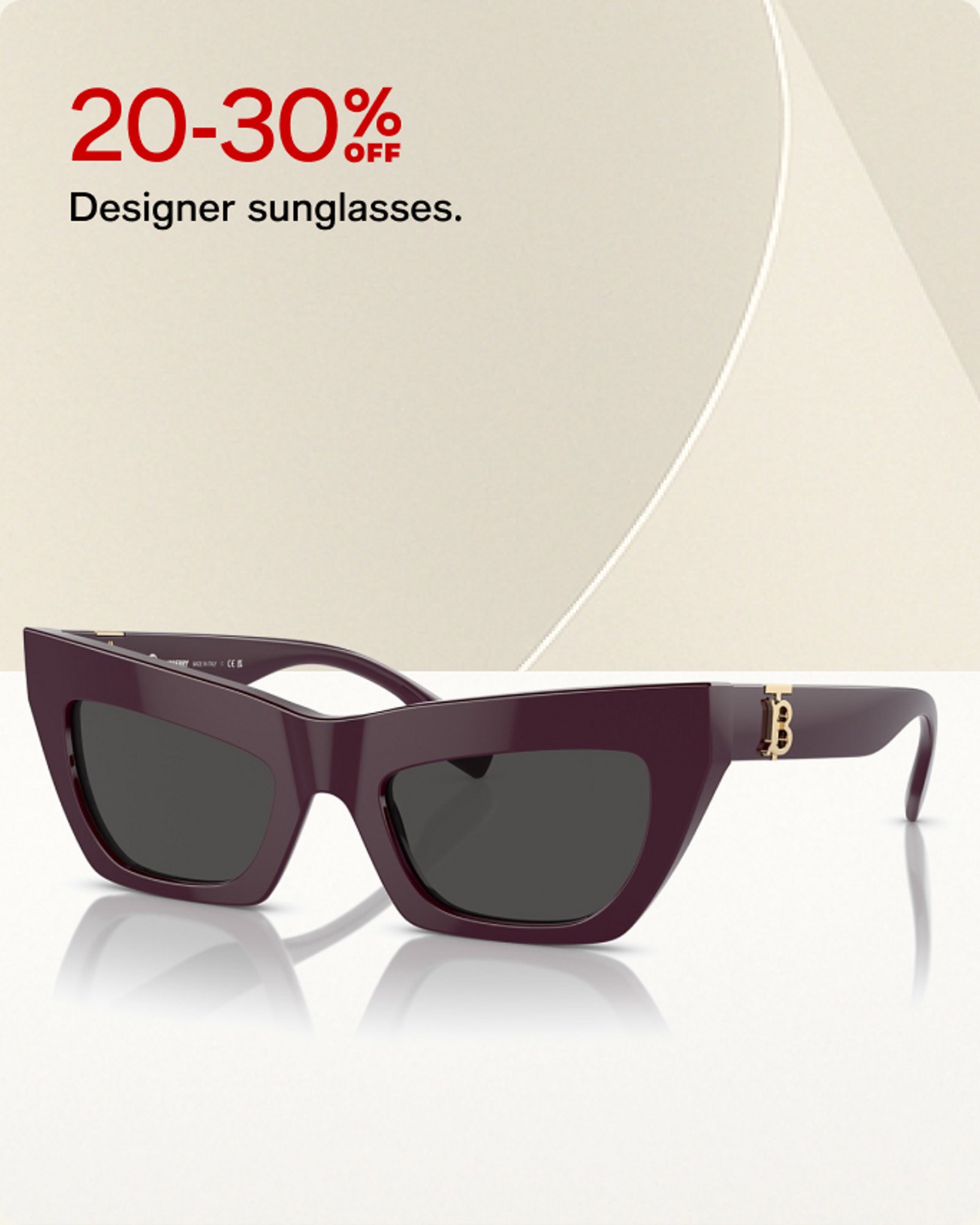 20-30 off Designer Sunglasses