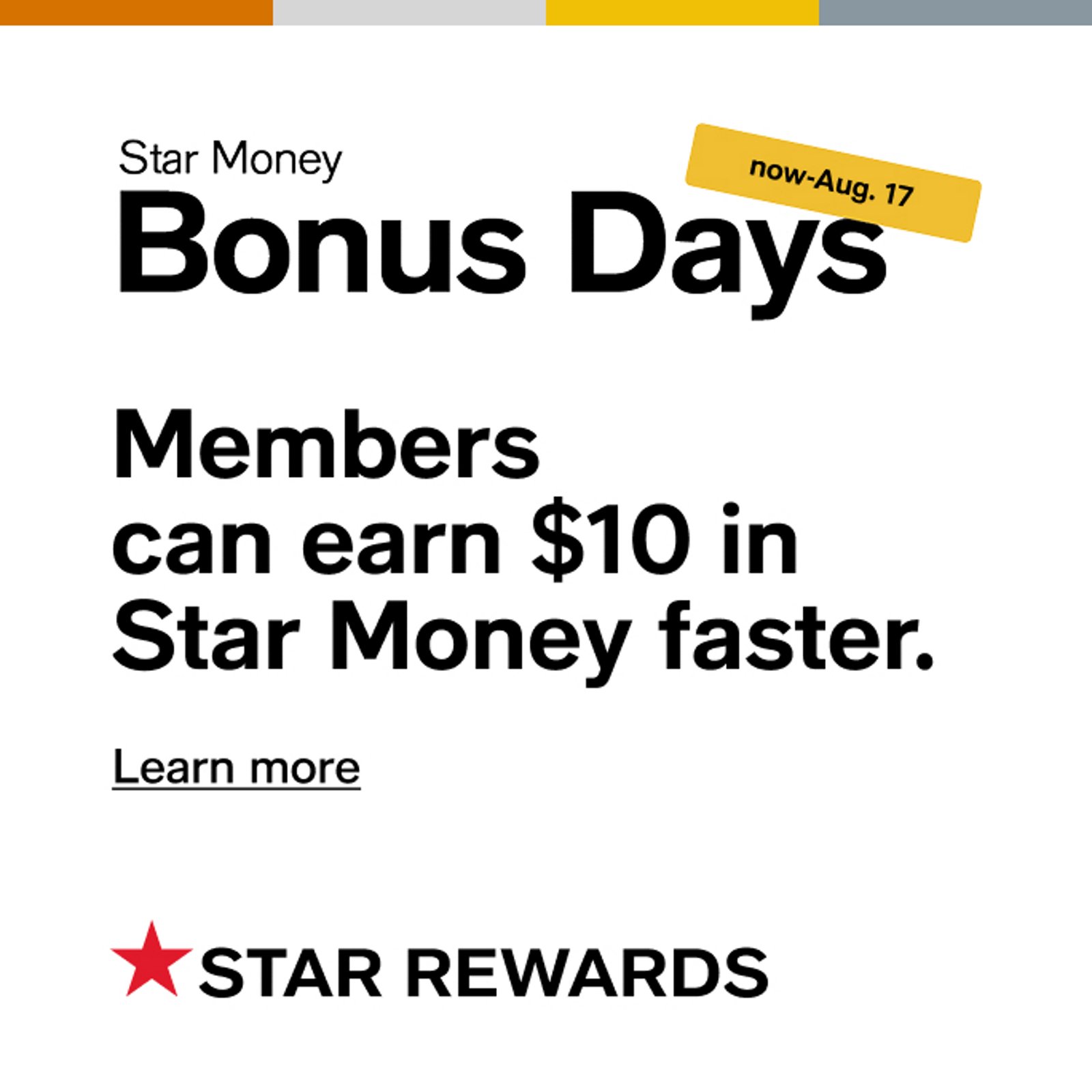 Star Money Bonus Days