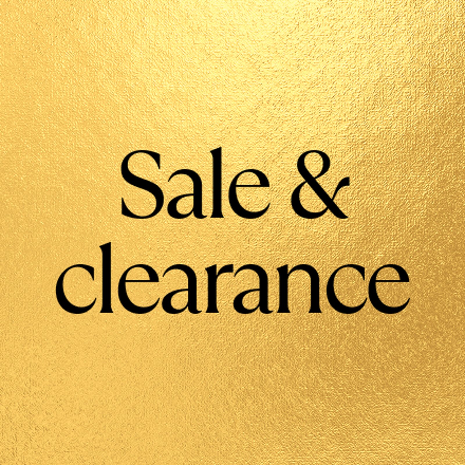 Sale & Clearance